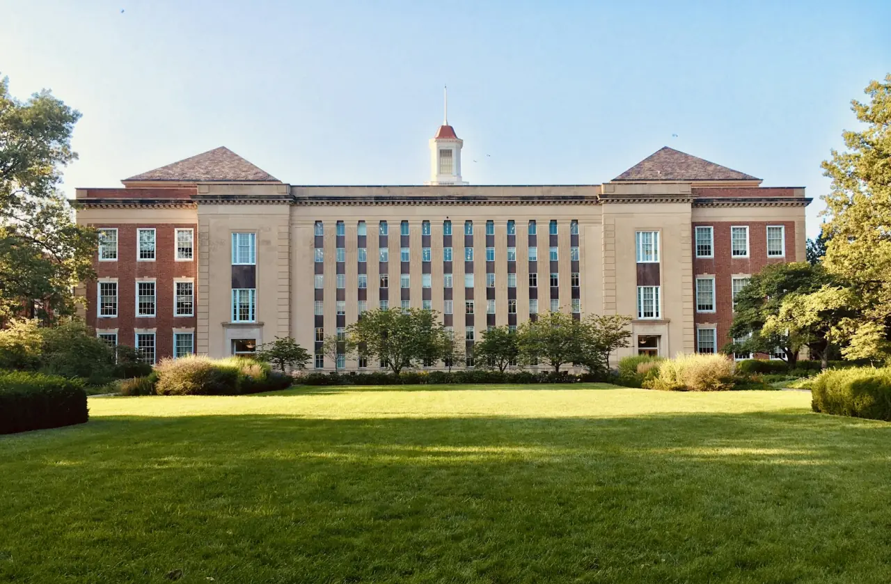 A US college campus building